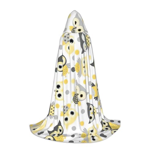 Kapuzenumhang mit Tier-Cartoon-Eulen, niedlicher Druck, Urlaub, Party, für Halloween, Dekoration, Karneval, Cosplay, Mottopartys Kapuzenumhang mit Tier-Cartoon-Eulen, niedlicher Druck, Urlaub, Party, für Halloween, Dekoration, Karneval, Cosplay, Mottopartys von HTTUP