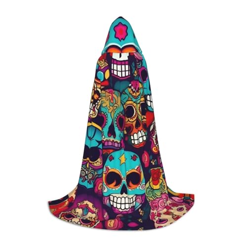 Kapuzenumhang mit Totenkopf-Motiv, für Halloween, Dekoration, Karneval, Cosplay, Mottopartys Kapuzenumhang mit Totenkopf-Motiv, für Halloween, Dekoration, Karneval, Cosplay, Mottopartys von HTTUP