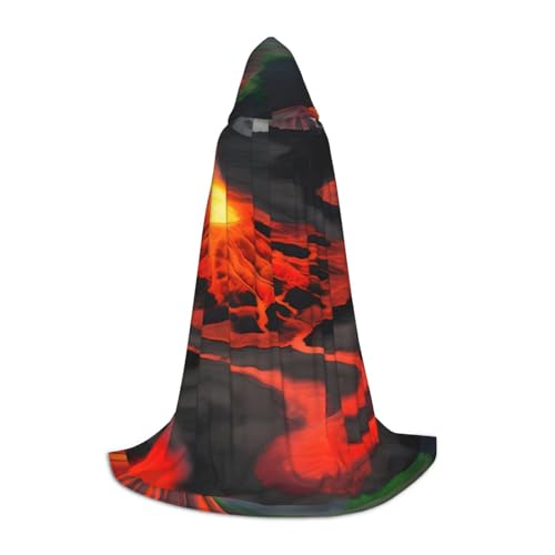 Kilauea Volcanos Print Halloween Kapuzenumhang Cosplay Umhang & Hexenumhang - Uni Halloween Kapuzenumhang Kilauea Volcanos Print Halloween Kapuzenumhang Cosplay Umhang & Hexenumhang - Uni Halloween Kapuzenumhang von HTTUP