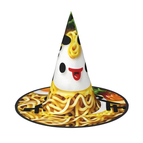 Nudelei Ramen Muster Karneval Halloween Hexenhut Kostüm Zubehör Faltmütze Party Dekoration Nudelei Ramen Muster Karneval Halloween Hexenhut Kostüm Zubehör Faltmütze Party Dekoration von HTTUP