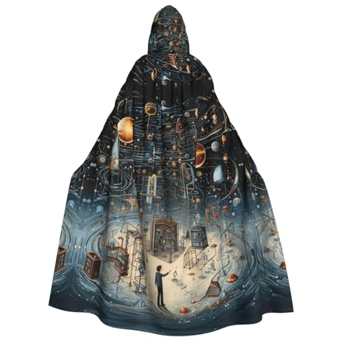 Physik Druck Kapuzenprint Unisex Mantel für Erwachsene Halloween Weihnachten Karneval Mottoparty Cosplay Kostüm Physik Druck Kapuzenprint Unisex Mantel für Erwachsene Halloween Weihnachten Karneval Mottoparty Cosplay Kostüm von HTTUP