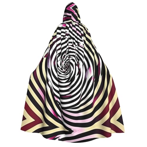 Spirale optische Täuschung Gif Druck Kapuze Unisex Erwachsene Umhang Halloween Weihnachten Karneval Mottopartys Cosplay Kostüm Spirale optische Täuschung Gif Druck Kapuze Unisex Erwachsene Umhang Halloween Weihnachten Karneval Mottopartys Cosplay Kostüm von HTTUP