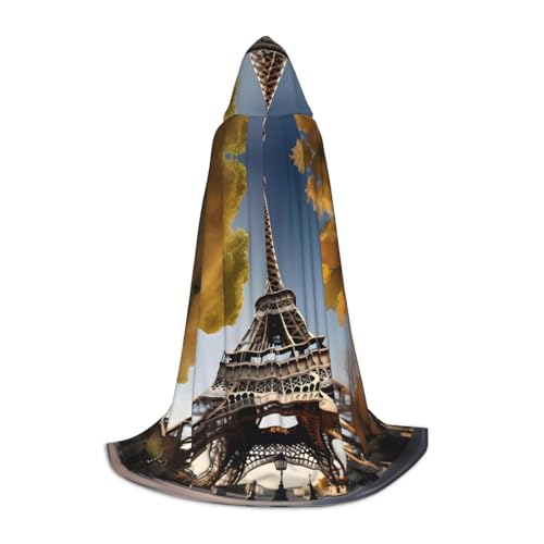 Stadtbild Paris Eiffelturm Frankreich Druck Urlaub Party Kapuzenumhang für Halloween Dekor Karneval Geschenke Cosplay Mottopartys Stadtbild Paris Eiffelturm Frankreich Druck Urlaub Party Kapuzenumhang für Halloween Dekor Karneval Geschenke Cosplay Mottopartys von HTTUP