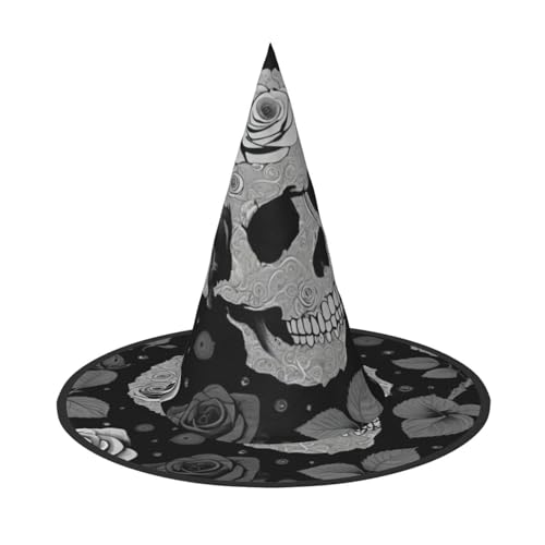 Totenkopf Druck Karneval Halloween Hexenhut Kostüm Zubehör Faltbare Kappe Party Maskerade Dekor Totenkopf Druck Karneval Halloween Hexenhut Kostüm Zubehör Faltbare Kappe Party Maskerade Dekor von HTTUP