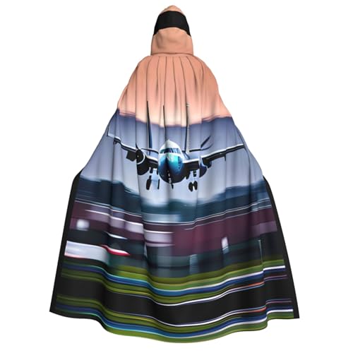 Umhang mit Fliegerflugzeug-Aufdruck, Unisex, Erwachsene, Halloween, Weihnachten, Karneval, Mottopartys, Cosplay, Kostüm Umhang mit Fliegerflugzeug-Aufdruck, Unisex, Erwachsene, Halloween, Weihnachten, Karneval, Mottopartys, Cosplay, Kostüm von HTTUP