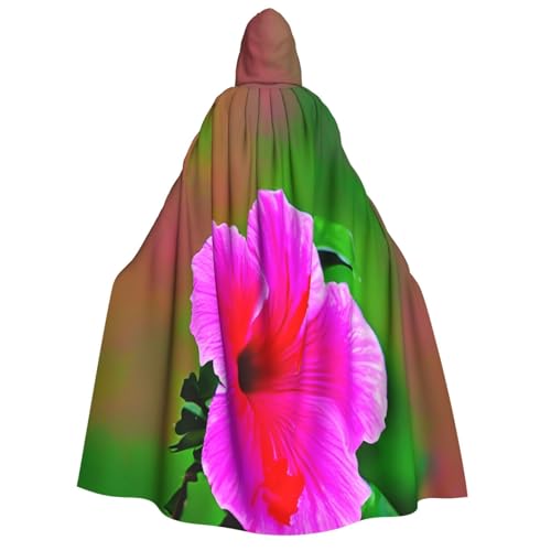 Umhang mit Hibiskusblüten und Kapuze, Unisex, für Erwachsene, Halloween, Weihnachten, Karneval, Mottopartys, Cosplay, Kostüm Umhang mit Hibiskusblüten und Kapuze, Unisex, für Erwachsene, Halloween, Weihnachten, Karneval, Mottopartys, Cosplay, Kostüm von HTTUP