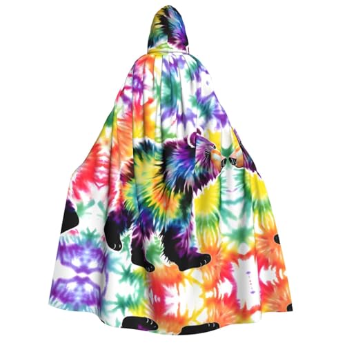 Umhang mit Kapuze, Batikdruck, vielseitiger Kapuzenumhang, Uni, Kostüm, Karneval, Umhang, Geschenke, Cosplay, Themen-Events Umhang mit Kapuze, Batikdruck, vielseitiger Kapuzenumhang, Uni, Kostüm, Karneval, Umhang, Geschenke, Cosplay, Themen-Events von HTTUP