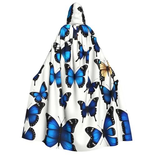 Umhang mit Kapuze, Unisex, für Erwachsene, Halloween, Weihnachten, Karneval, Mottopartys, Cosplay, Kostüm, Blau Umhang mit Kapuze, Unisex, für Erwachsene, Halloween, Weihnachten, Karneval, Mottopartys, Cosplay, Kostüm, Blau von HTTUP