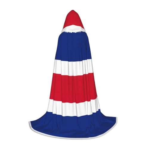 Umhang mit Kapuze und Flagge von Costa Rica, für Feiertage, Party, Halloween, Dekoration, Karneval, Geschenke, Cosplay, Mottopartys Umhang mit Kapuze und Flagge von Costa Rica, für Feiertage, Party, Halloween, Dekoration, Karneval, Geschenke, Cosplay, Mottopartys von HTTUP