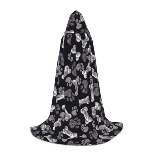 Umhang mit Kapuze und Pfotenabdruck, für Halloween, Dekoration, Karneval, Cosplay, Mottopartys Umhang mit Kapuze und Pfotenabdruck, für Halloween, Dekoration, Karneval, Cosplay, Mottopartys von HTTUP