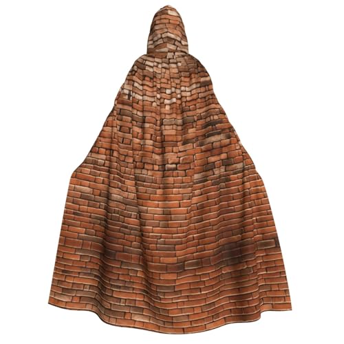 Umhang mit Kapuze und altem Ziegelstein, Unisex, für Erwachsene, Halloween, Weihnachten, Karneval, Mottopartys, Cosplay, Kostüm Umhang mit Kapuze und altem Ziegelstein, Unisex, für Erwachsene, Halloween, Weihnachten, Karneval, Mottopartys, Cosplay, Kostüm von HTTUP