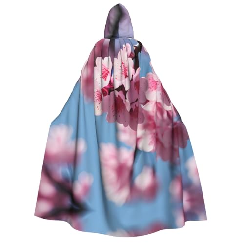Umhang mit Kirschblüten und Kapuze, Unisex, Erwachsene, Halloween, Weihnachten, Karneval, Mottopartys, Cosplay, Kostüm Umhang mit Kirschblüten und Kapuze, Unisex, Erwachsene, Halloween, Weihnachten, Karneval, Mottopartys, Cosplay, Kostüm von HTTUP