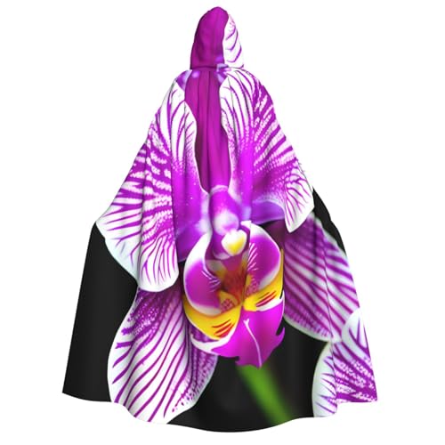 Umhang mit Orchideen-Blumendruck, Unisex, für Erwachsene, Halloween, Weihnachten, Karneval, Mottopartys, Cosplay, Kostüm Umhang mit Orchideen-Blumendruck, Unisex, für Erwachsene, Halloween, Weihnachten, Karneval, Mottopartys, Cosplay, Kostüm von HTTUP