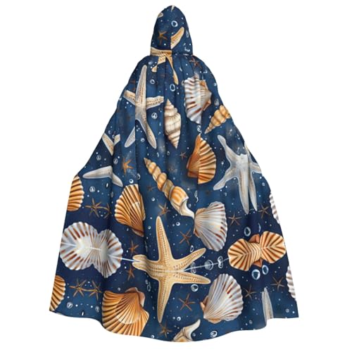 Umhang mit Seestern und Muscheln, Unisex, für Erwachsene, Halloween, Weihnachten, Karneval, Mottopartys, Cosplay, Kostüm Umhang mit Seestern und Muscheln, Unisex, für Erwachsene, Halloween, Weihnachten, Karneval, Mottopartys, Cosplay, Kostüm von HTTUP