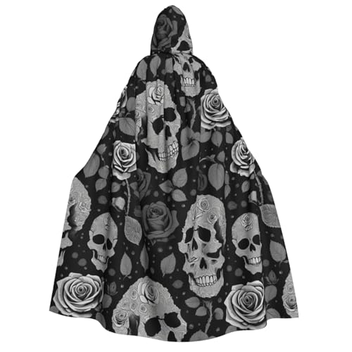 Umhang mit Totenkopf-Aufdruck, Unisex, Erwachsene, Halloween, Weihnachten, Karneval, Mottopartys, Cosplay-Kostüm Umhang mit Totenkopf-Aufdruck, Unisex, Erwachsene, Halloween, Weihnachten, Karneval, Mottopartys, Cosplay-Kostüm von HTTUP
