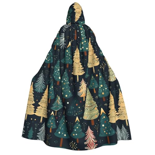 Umhang mit Weihnachtsbaum-Aufdruck, mit Kapuze, Unisex, Erwachsene, Halloween, Weihnachten, Karneval, Mottopartys, Cosplay, Kostüm Umhang mit Weihnachtsbaum-Aufdruck, mit Kapuze, Unisex, Erwachsene, Halloween, Weihnachten, Karneval, Mottopartys, Cosplay, Kostüm von HTTUP