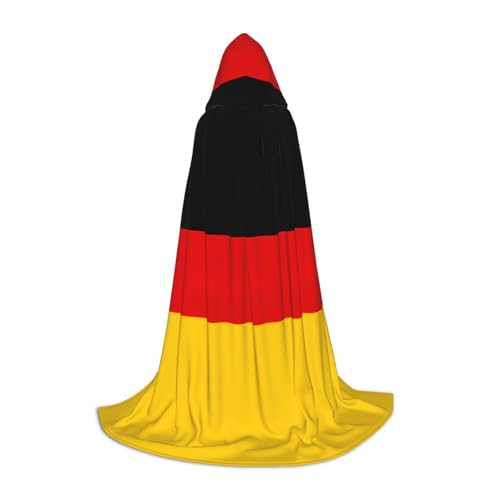 Umhang mit deutscher Flagge, mit Kapuze, für Halloween, Dekoration, Karneval, Cosplay, Mottopartys Umhang mit deutscher Flagge, mit Kapuze, für Halloween, Dekoration, Karneval, Cosplay, Mottopartys von HTTUP