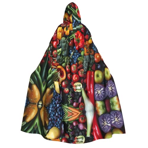 Umhang mit frischem Obst und Gemüse, Unisex, für Erwachsene, Halloween, Weihnachten, Karneval, Mottopartys, Cosplay, Kostüm Umhang mit frischem Obst und Gemüse, Unisex, für Erwachsene, Halloween, Weihnachten, Karneval, Mottopartys, Cosplay, Kostüm von HTTUP