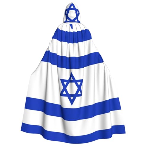 Umhang mit israelischer Flagge, vielseitiger Kapuzenumhang, Uni, Kostüm, Karneval, Umhang, Geschenke, Cosplay, Themen-Events Umhang mit israelischer Flagge, vielseitiger Kapuzenumhang, Uni, Kostüm, Karneval, Umhang, Geschenke, Cosplay, Themen-Events von HTTUP