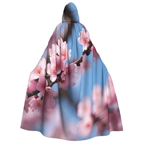 Wunderschöner Umhang mit Kirschblüten und Kapuze, Unisex, für Erwachsene, Halloween, Weihnachten, Karneval, Mottopartys, Cosplay, Kostüm Wunderschöner Umhang mit Kirschblüten und Kapuze, Unisex, für Erwachsene, Halloween, Weihnachten, Karneval, Mottopartys, Cosplay, Kostüm von HTTUP