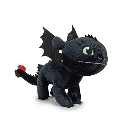 HTTYD Drachenzähmen leicht gemacht - Dragons - Plüsch Figur Kuscheltier Drachen Ohnezahn Toothless 11"/30cm - 76001661-1 von Play by Play