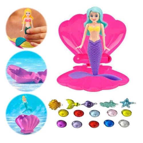 HTU Taucher-Pool-Spielzeug Set, Meerjungfrau Tauchspielzeug for Pool und Strand for Kinder - 4 Meerjungfrauen - 17 Teile von HTU
