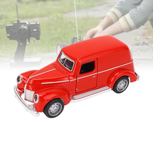 HTUONIAO Klassisches Alloy -Auto -Modellspielzeug für Kinder hochsimuliert Vintage Car Model Collectible (Rot) von HTUONIAO