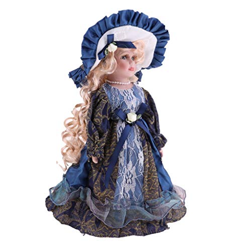 HTYG 30cm antike Porzellanpuppen-Miniaturen viktorianische Madame in Robe Stand-Sammler Spielzeug Dekoration-Home Desk Dekoration HTYG 30cm antike Porzellanpuppen-Miniaturen viktorianische Madame in Robe Stand-Sammler Spielzeug Dekoration-Home Desk Dekoration von HTYG