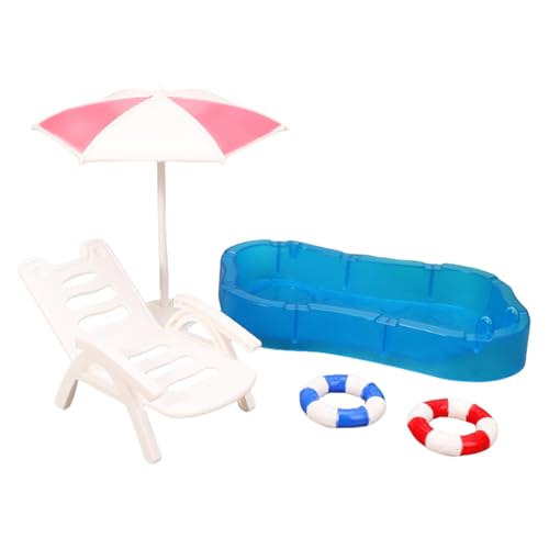 Dollhouses Miniature Beach Szene Display Set Mit Farbenfrohen Schwimmringen Pool Accessoires Für Kinder Rollenspiele Dollhouses Miniature Beach Szene Display Set Mit Farbenfrohen Schwimmringen Pool Accessoires Für Kinder Rollenspiele von HUAANYA