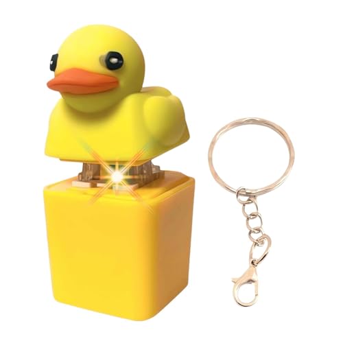 HUAANYA Drücken Sie Enten Taste Spielzeug Mit Dem Quacksalbergeräusche Tragbare Ruhige Geräte Für Tastaturen Klassenzimmer Clicker Spielzeug Für Schüler Machen. von HUAANYA