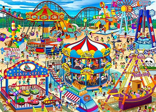 Amusement Park Puzzle 1000 Teile Erwachsene Theme Park Puzzle Erwachsene 1000 Teile Puzzle Geschenkideen von HUADADA