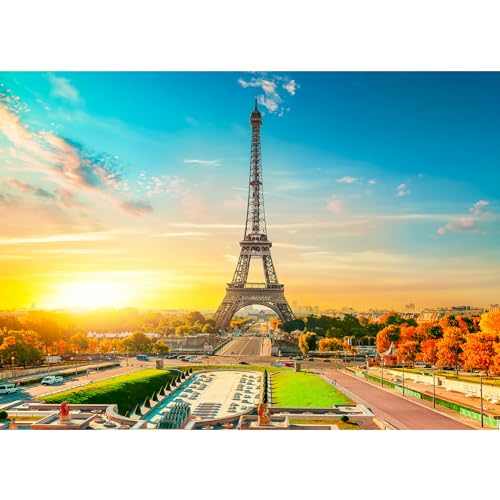 HUADADA Puzzle 1000 Teile, 1000 Teile Puzzle für Erwachsene, Impossible Puzzle, Puzzle-Geschenk, Geschicklichkeitsspiele, Clevere Rätsel, Puzzle Farbenfrohes, Puzzle mit Eiffelturm-Motiv HUADADA Puzzle 1000 Teile, 1000 Teile Puzzle für Erwachsene, Impossible Puzzle, Puzzle-Geschenk, Geschicklichkeitsspiele, Clevere Rätsel, Puzzle Farbenfrohes, Puzzle mit Eiffelturm-Motiv von HUADADA
