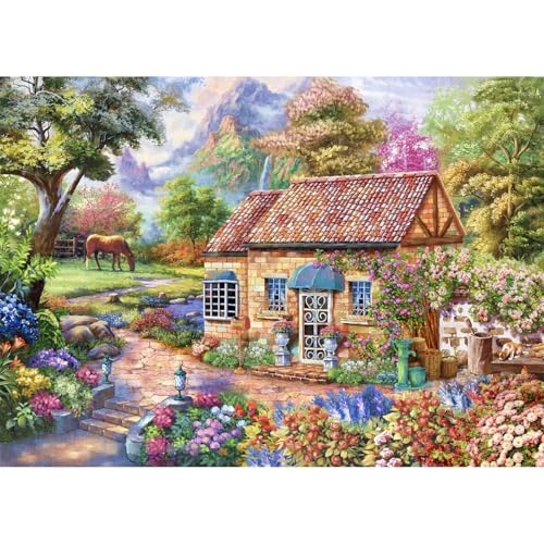 HUADADA Puzzle 1000 Teile,Impossible 1000 Puzzle Erwachsene, Clevere Rätsel-üßes Zuhause von HUADADA