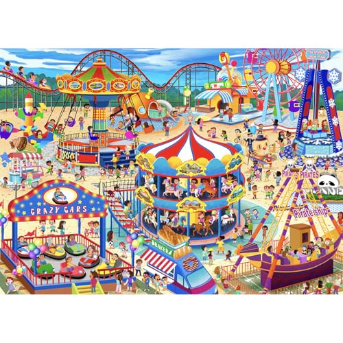 HUADADA Puzzle 1000 Teile Erwachsene -Fröhlicher Vergnügungspark-1000 Teile Puzzle für Erwachsene und Kinder ab 14 Jahren HUADADA Puzzle 1000 Teile Erwachsene -Fröhlicher Vergnügungspark-1000 Teile Puzzle für Erwachsene und Kinder ab 14 Jahren von HUADADA
