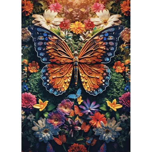 HUADADA Puzzle 1000 Teile-Puzzle 1000 Teile Erwachsene - Bunter Schmetterling Klassische Puzzles Geschenk HUADADA Puzzle 1000 Teile-Puzzle 1000 Teile Erwachsene - Bunter Schmetterling Klassische Puzzles Geschenk von HUADADA