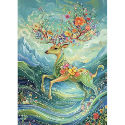 HUADADA Puzzle 1000 Teile-Puzzle 1000 Teile Erwachsene -Der außergewöhnliche Sikahirsch Klassische Puzzles Geschenk HUADADA Puzzle 1000 Teile-Puzzle 1000 Teile Erwachsene -Der außergewöhnliche Sikahirsch Klassische Puzzles Geschenk von HUADADA