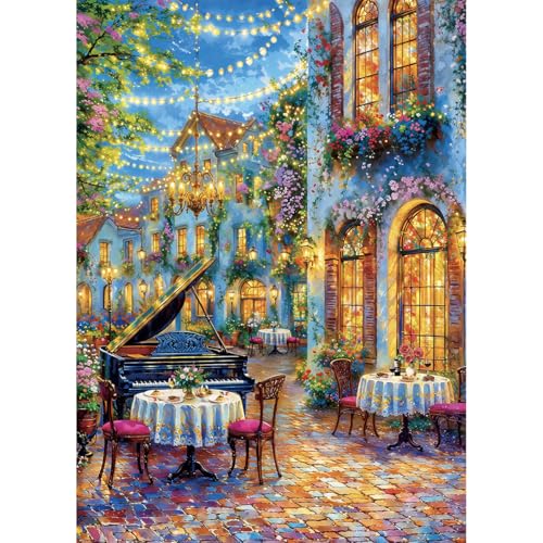 HUADADA Puzzle 1000 Teile-Puzzle 1000 Teile Erwachsene Klassische Puzzles Geschenk-Piano Music at Night HUADADA Puzzle 1000 Teile-Puzzle 1000 Teile Erwachsene Klassische Puzzles Geschenk-Piano Music at Night von HUADADA