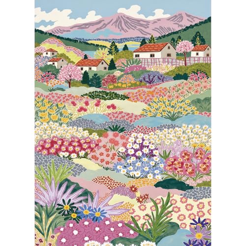 HUADADA Puzzle 500 Teile-Puzzle 500 Teile Erwachsene Klassische Puzzles Geschenk-Colors in The Fields HUADADA Puzzle 500 Teile-Puzzle 500 Teile Erwachsene Klassische Puzzles Geschenk-Colors in The Fields von HUADADA