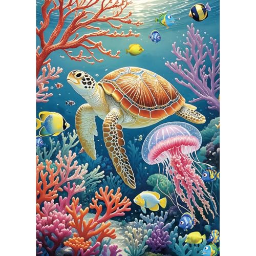 HUADADA Puzzle 500 Teile-Puzzle 500 Teile Erwachsene Klassische Puzzles Geschenk-Fantasy Undersea HUADADA Puzzle 500 Teile-Puzzle 500 Teile Erwachsene Klassische Puzzles Geschenk-Fantasy Undersea von HUADADA