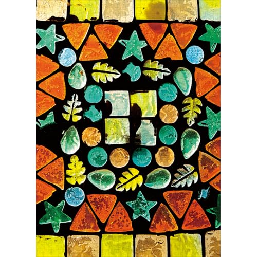 HUADADA Puzzle für Erwachsene, 1000 Teile, Buntglas, 1000 Teile, Puzzles für Erwachsene von HUADADA