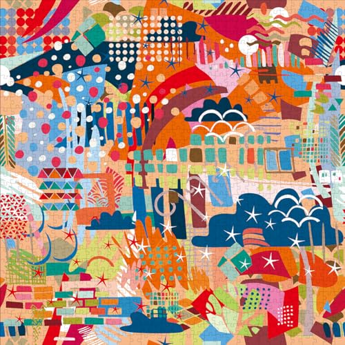 HUADADA Puzzle für Erwachsene, 1000 Teile, bunter Druck, 1024-teiliges Puzzle für Erwachsene, quadratisches Puzzle HUADADA Puzzle für Erwachsene, 1000 Teile, bunter Druck, 1024-teiliges Puzzle für Erwachsene, quadratisches Puzzle von HUADADA
