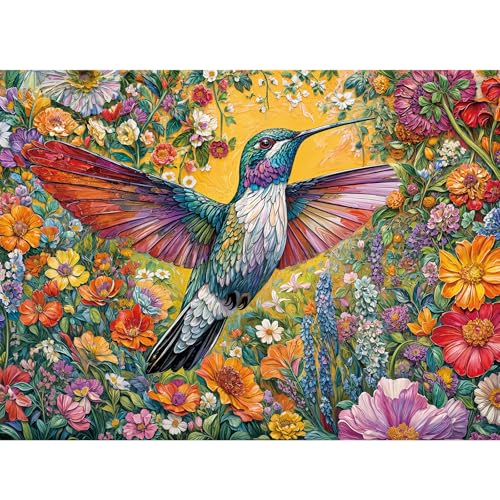 HUADADA Puzzle für Erwachsene, 1000 Teile, exklusiv bei Amazon, 1000 Teile, Puzzles für Erwachsene, Blumen und Vögel HUADADA Puzzle für Erwachsene, 1000 Teile, exklusiv bei Amazon, 1000 Teile, Puzzles für Erwachsene, Blumen und Vögel von HUADADA