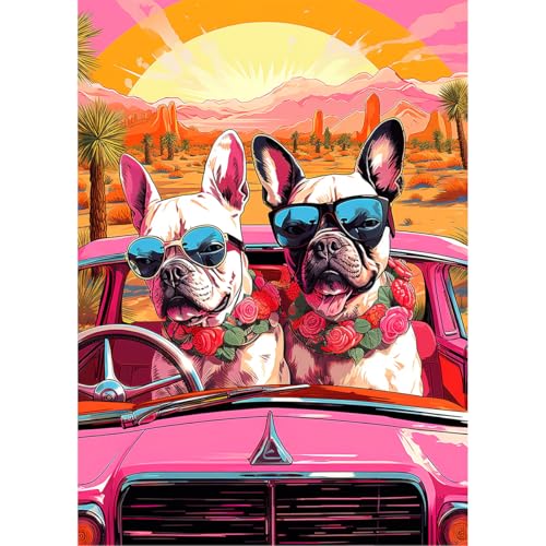HUADADA Puzzle für Erwachsene, 1000 Teile, exklusiv bei Amazon, 1000 Teile, Puzzles für Erwachsene, Mode-Hund-1 HUADADA Puzzle für Erwachsene, 1000 Teile, exklusiv bei Amazon, 1000 Teile, Puzzles für Erwachsene, Mode-Hund-1 von HUADADA