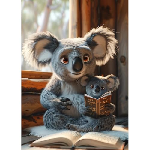 HUADADA Puzzle für Erwachsene, 1000 Teile, exklusiv bei Amazon, 1000 Teile Puzzles für Erwachsene (nur 100 Boxen) (Mutterliebe ist wie ein Buch-3) von HUADADA