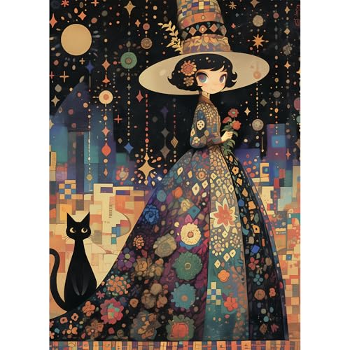 HUADADA Puzzle für Erwachsene, 1000 Teile, stolze Prinzessin, 1000 Teile, Puzzles für Erwachsene, Geschenke HUADADA Puzzle für Erwachsene, 1000 Teile, stolze Prinzessin, 1000 Teile, Puzzles für Erwachsene, Geschenke von HUADADA