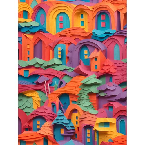 HUADADA Puzzle für Erwachsene 1000 Teile - Zuhause in der Stadt 1000 Teile Puzzle für Erwachsene Die HUADADA Puzzle für Erwachsene 1000 Teile - Zuhause in der Stadt 1000 Teile Puzzle für Erwachsene Die von HUADADA