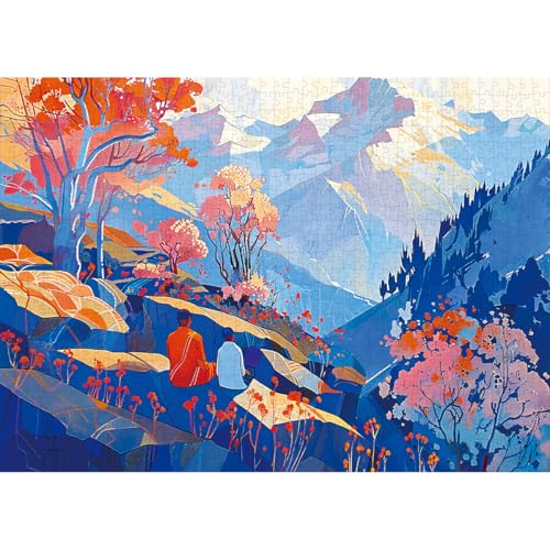 HUADADA Puzzles für Erwachsene, 1000 Teile, Herbstwind1000 Teile, Puzzles für Erwachsene von HUADADA