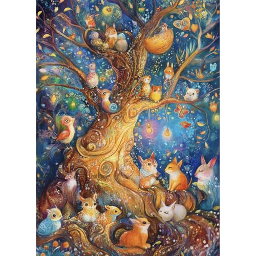 HUADADA Puzzles für Erwachsene, 1000 Teile, exklusiv bei Amazon, 1000 Teile Puzzles für Erwachsene, Baumhausfamilie HUADADA Puzzles für Erwachsene, 1000 Teile, exklusiv bei Amazon, 1000 Teile Puzzles für Erwachsene, Baumhausfamilie von HUADADA