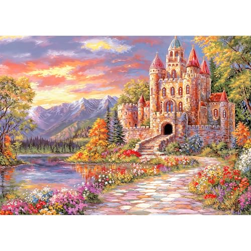 HUADADA Puzzles für Erwachsene, 1000 Teile, exklusiv bei Amazon, 1000 Teile Puzzles für Erwachsene, Schloss HUADADA Puzzles für Erwachsene, 1000 Teile, exklusiv bei Amazon, 1000 Teile Puzzles für Erwachsene, Schloss von HUADADA