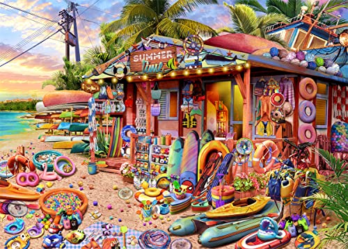 Puzzle 1000 Teile,Puzzle für Erwachsene, Impossible Puzzle,Puzzle farbenfrohes Legespiel- Strandladen,1000 Puzzle Home Dekoration Puzzle,Erwachsenenpuzzle… von HUADADA